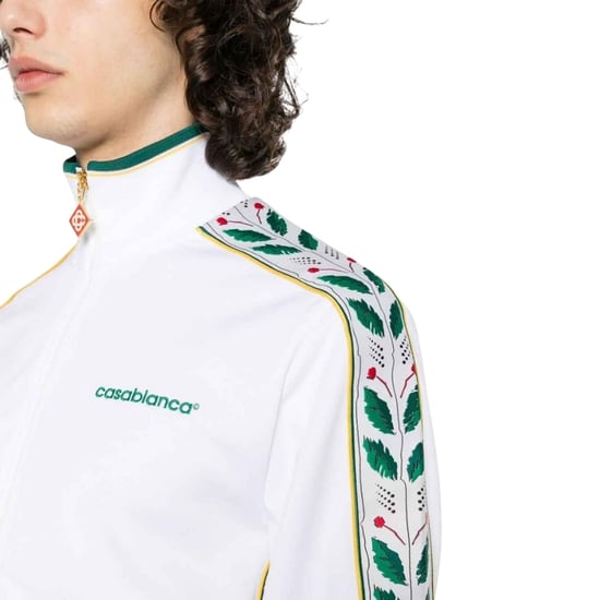 Casablanca Seasonal Laurel Track Top Witte Jassen - Image 5