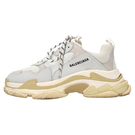 Balenciaga Triple S Sneakers in Witte Polyester - Image 2