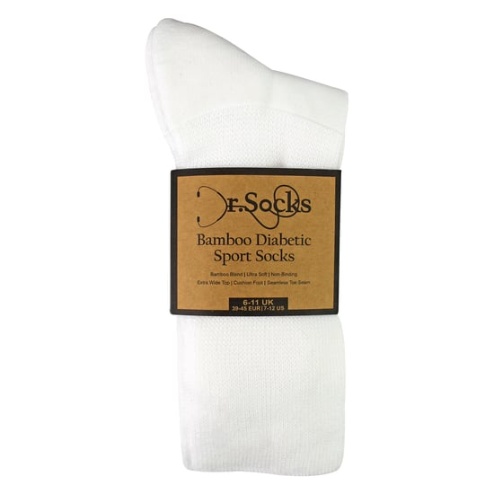 3-Pack Heren Diabetische Sportkousen | Ademend Niet-Beperkend Comfort Kousen - Image 2
