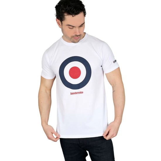 Lambretta Heren Target Katoenen T-Shirt (Wit) - Image 4