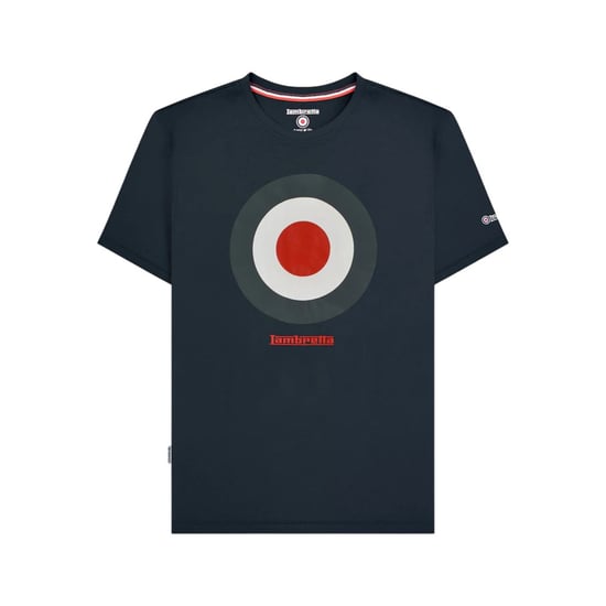 Lambretta Heren Target Katoenen T-Shirt (Navy) - Image 1