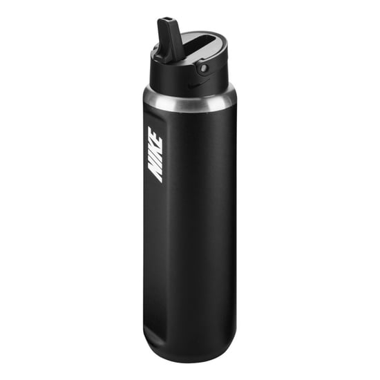 Nike Recharge Run Rietje RVS 680ml Waterfles (Zwart) - Image 2