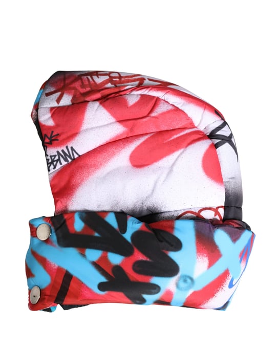 Dolce & Gabbana Graffiti Print Gevoerde Bucket Hat - Image 3