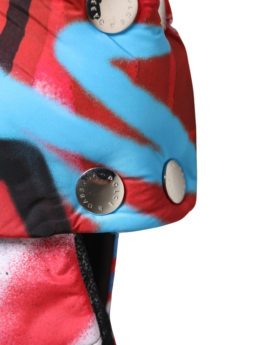 Dolce & Gabbana Graffiti Print Gevoerde Bucket Hat - Image 4