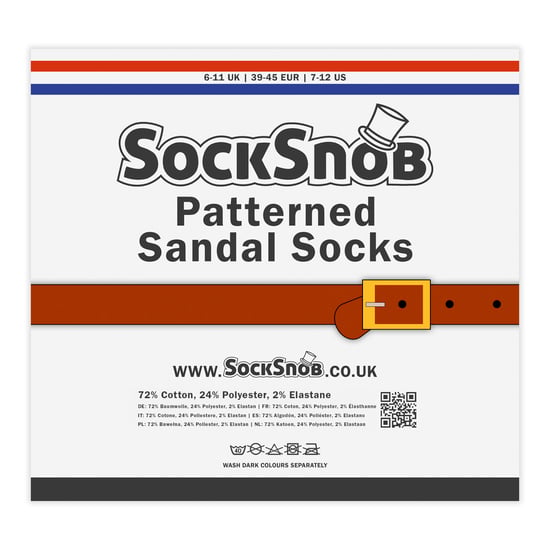 3 Paar Heren Sokken en Sandalenpatroon Novelty Casual Sokken | Grappig Cadeau-idee - Image 2