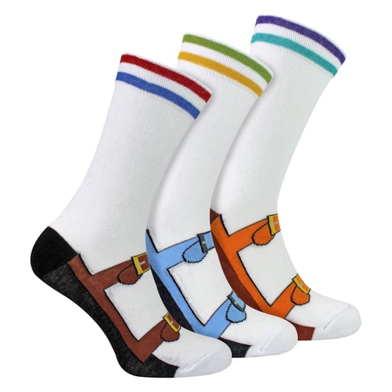 3 Paar Heren Sokken en Sandalenpatroon Novelty Casual Sokken | Grappig Cadeau-idee - Image 3
