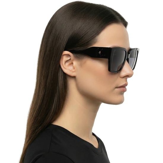 Vrouwen Rechthoekige Zonnebril Gemaakt van Gerecycled Plastic KL6098S N - Image 6