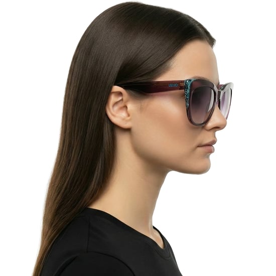 Vrouwen Cat Eye Zonnebril in Acetaat LJ783S - Image 6