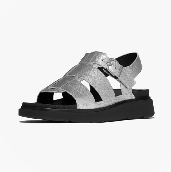Fitflop Gen-ff Tumbled Dames Enkelsandaal met Bandje Zilver - Image 4