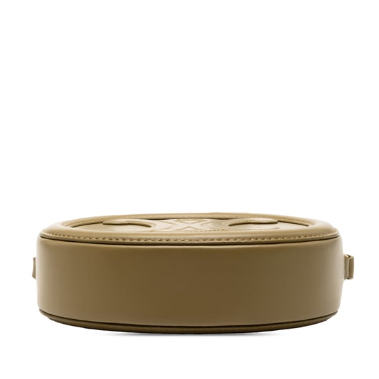 Tweedehands Kleine Kalfsleren Cuir Triomphe Oval Schoudertas - Image 3