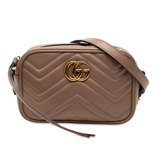 Tweedekans Mini Gg Marmont Matelassé Leren Schoudertas - Image 1