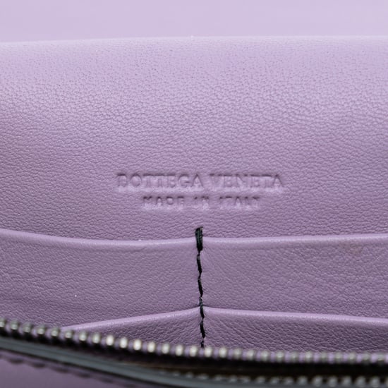 Tweedekans Nappa Intrecciato Studded Wallet On Chain - Image 5