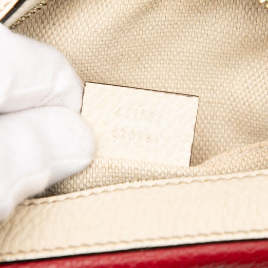 Tweedehands Kleine Tricolor Leren Soho Disco Crossbody - Image 6
