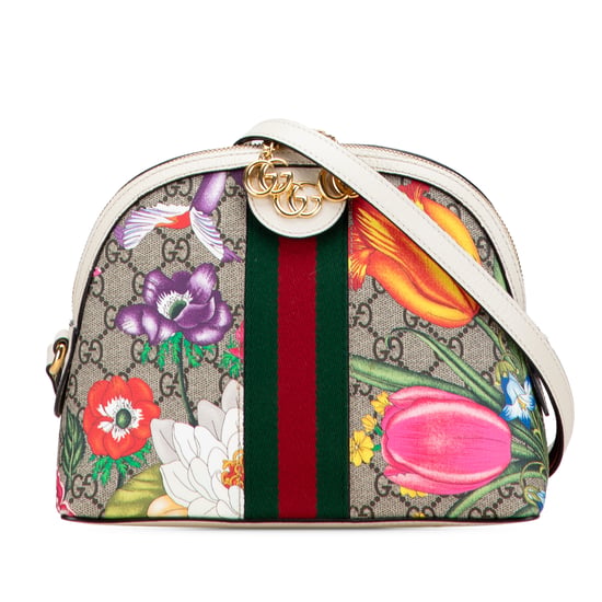 tweedehands Kleine Gg Supreme Flora Ophidia Dome Crossbody - Image 1