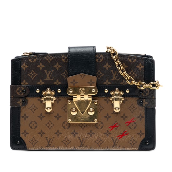 Tweedekans Monogram Reverse Trunk Clutch - Image 1