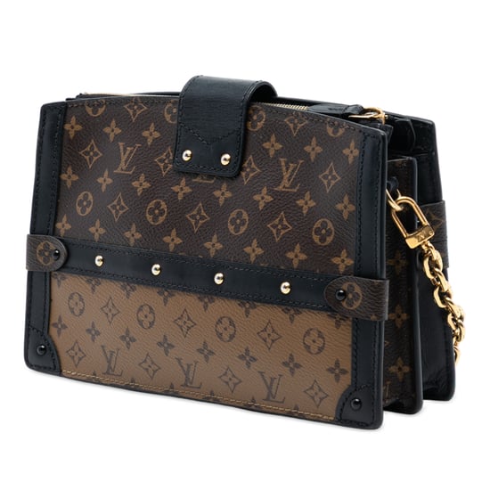 Tweedekans Monogram Reverse Trunk Clutch - Image 2