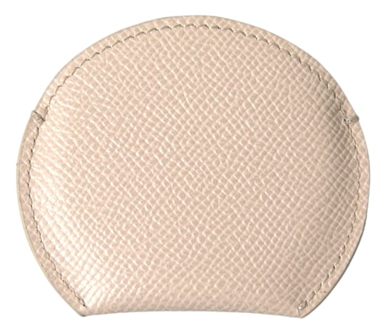 Halve Maan Muntentas Beige Leer - Image 2