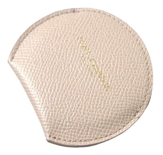 Halve Maan Muntentas Beige Leer - Image 3