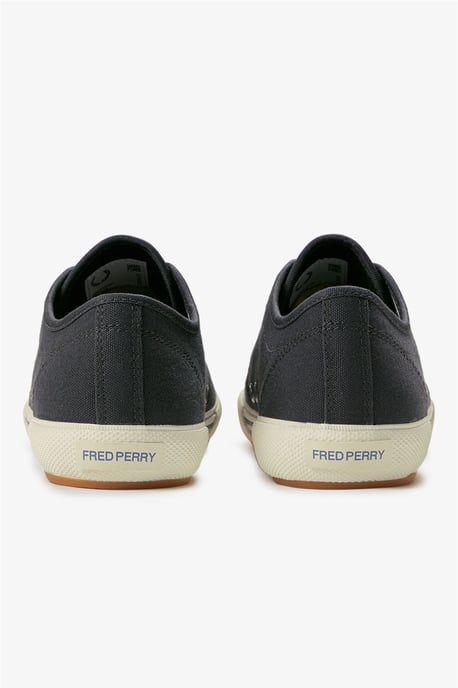 Fred Perry B708 Vintage Tennis Canvas Heren Sneakers Ankergrijs - Image 4