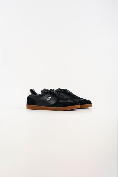 Karl Lagerfeld Kandidate NFT Leren Dames Zwarte Sneakers - Image 1