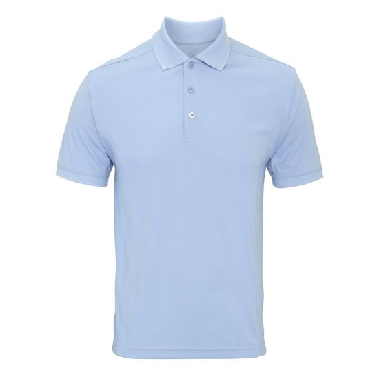 Premier Heren Coolchecker Poloshirt (Lichtblauw) - Image 1