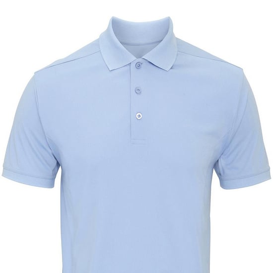 Premier Heren Coolchecker Poloshirt (Lichtblauw) - Image 2