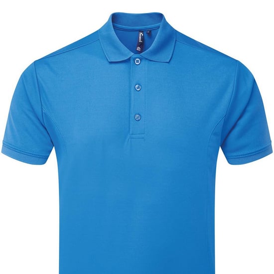 Premier Heren Coolchecker Poloshirt (Saffier) - Image 2