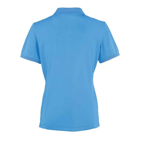 Premier Dames/Dames Coolchecker Poloshirt (Saffier) - Image 2