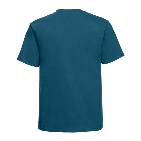 Russell Europa Heren Klassiek Zwaargewicht Ringspun Korte Mouwen T-Shirt (Benzineblauw) - Image 2