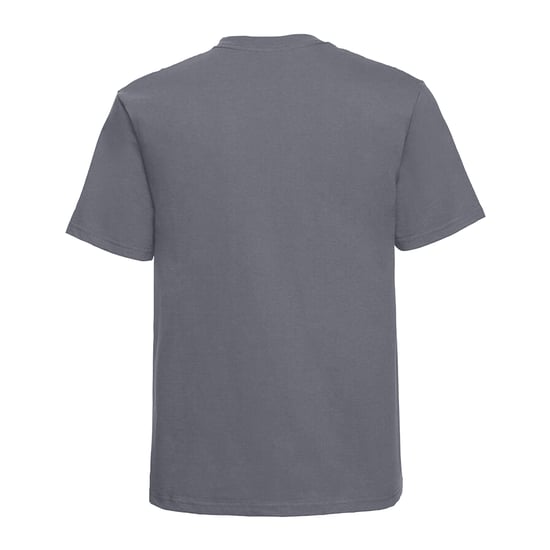 Russell Europa Heren Klassiek Zwaargewicht Ringspun Korte Mouwen T-Shirt (Konvooi Grijs) - Image 2