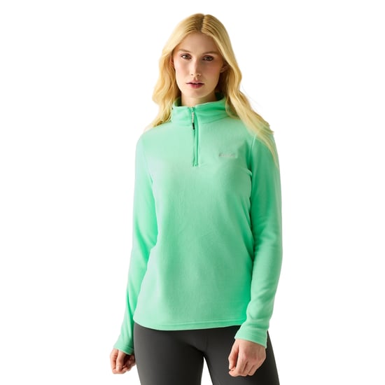 Regatta - Geweldige Outdoors Dames Sweetheart 1/4 Zip Fleece Sweater (Ijsgroen) - Image 4