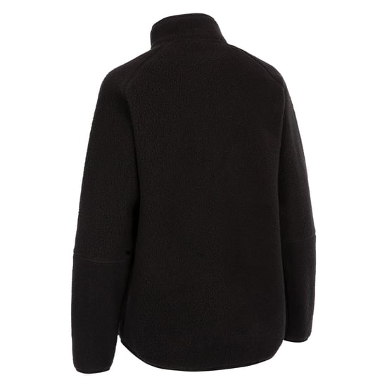 Trespass Dames/Dames Quake Leren Biezen Fleece Jas (Zwart) - Image 2