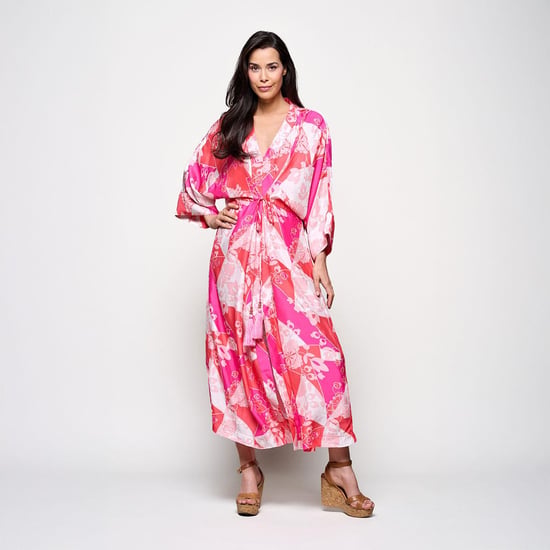 Caroline Tensen Islay Kimono Jurk Roze / Multi - Image 2