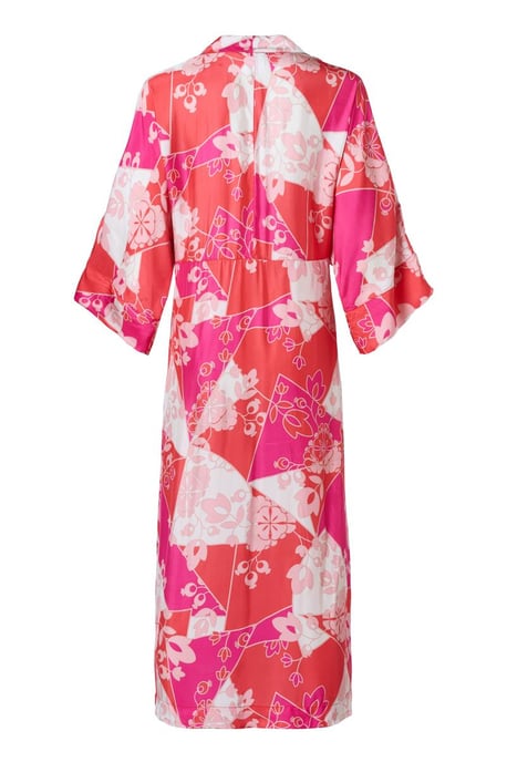 Caroline Tensen Islay Kimono Jurk Roze / Multi - Image 5