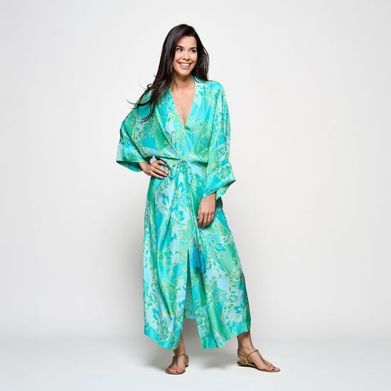 Caroline Tensen Islay Kimono Jurk Groen / Multi - Image 2