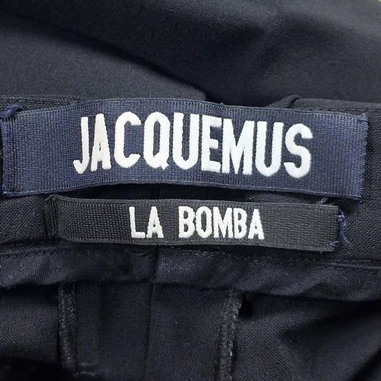 Jacquemus La Bomba rechte broek van zwart katoen - Image 2