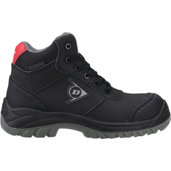 Dunlop First One Adv Titan Nubuck Heren Veiligheidslaarzen Zwart/Rood - Image 5