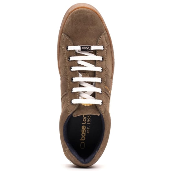 Base London Hopper Leren Heren Sneakers Moss - Image 4