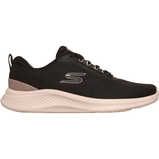 Skechers Skech-Lite Pro 2.0 Polyester Dames Zwart/Roze Gouden Sneakers - Image 5