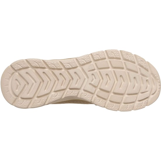 Skechers Fashion Fit 2.0 Polyester Dames Taupe/Gouden Sneakers - Image 2