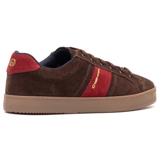 Base London Hopper Leren Heren Sneakers Brun - Image 2