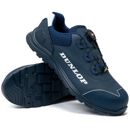 Dunlop Matt Microfiber Heren Veiligheidsschoenen Marineblauw/Wit - Image 3