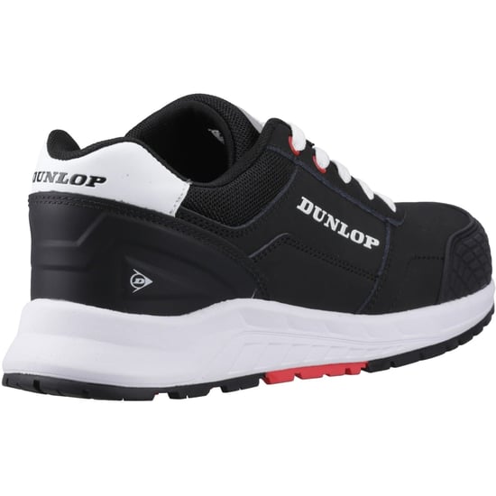 Dunlop Storm Nubuck Heren Veiligheidsschoenen Zwart/Wit/Rood - Image 2