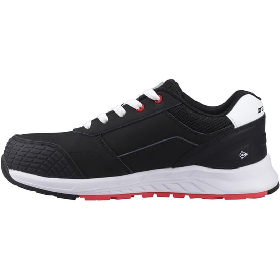 Dunlop Storm Nubuck Heren Veiligheidsschoenen Zwart/Wit/Rood - Image 4