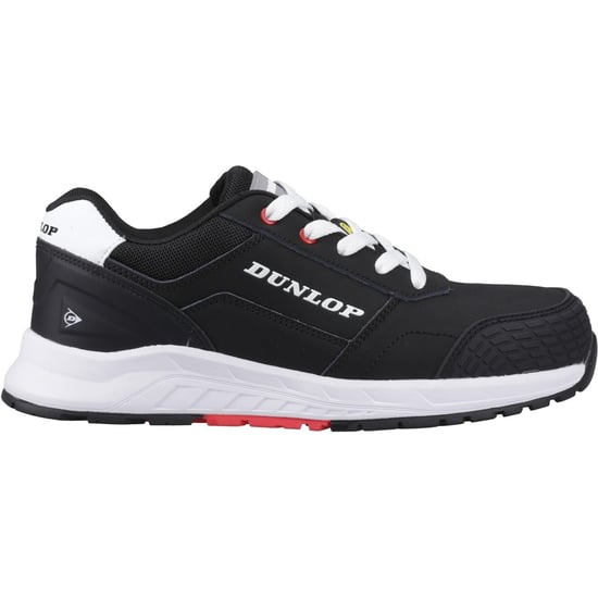 Dunlop Storm Nubuck Heren Veiligheidsschoenen Zwart/Wit/Rood - Image 5