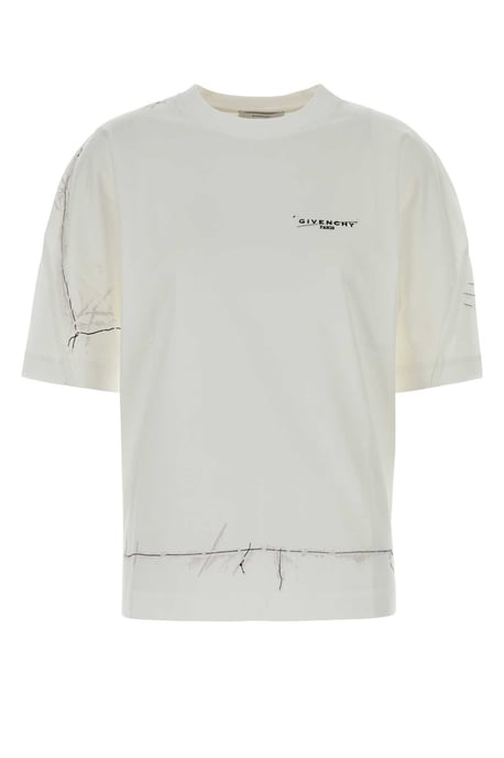 Witte Katoenen Oversized T-shirt - Image 1