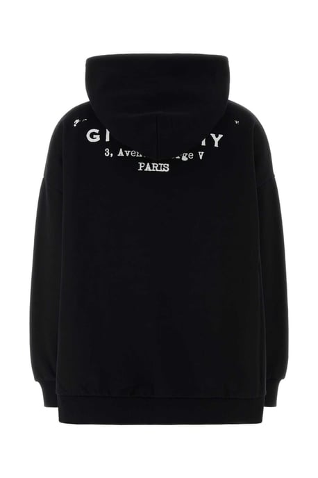 Zwarte Katoenen Oversized Sweatshirt - Image 3