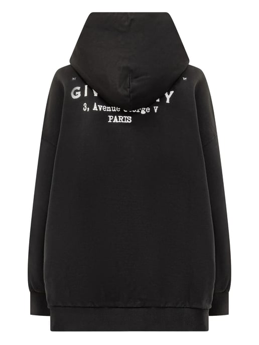 Zwarte Katoenen Oversized Sweatshirt - Image 6