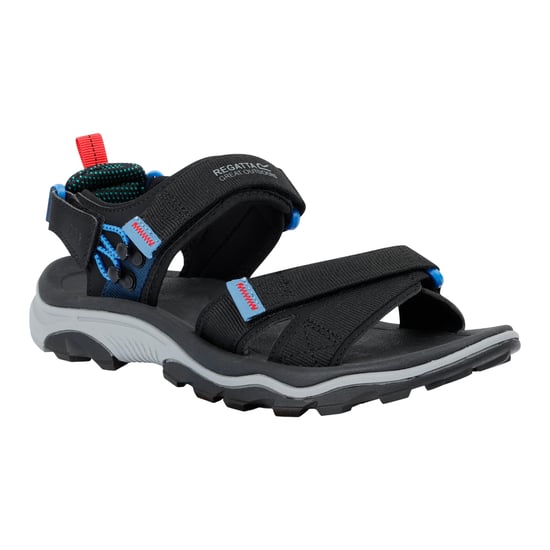 Regatta Heren Blaze Sandalen (Zwart/Coronetblauw) - Image 1