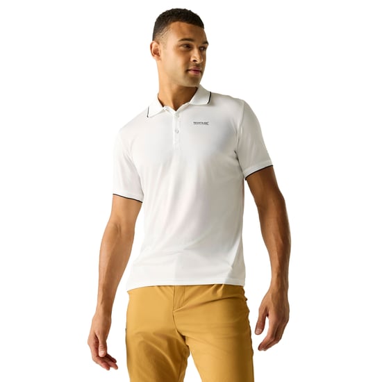Regatta Heren Remex II Jersey Poloshirt (Wit Effen) - Image 4